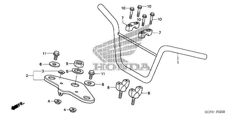 HANDLE PIPE/ TOP BRIDGE