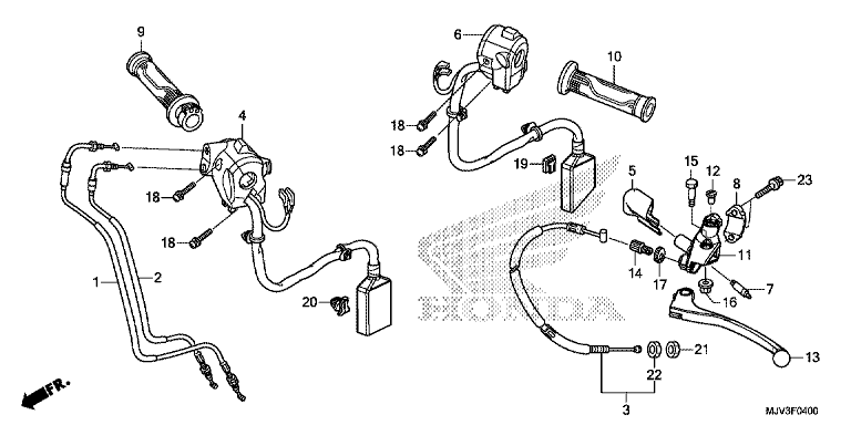 HANDLE LEVER/SWITCH/CABLE