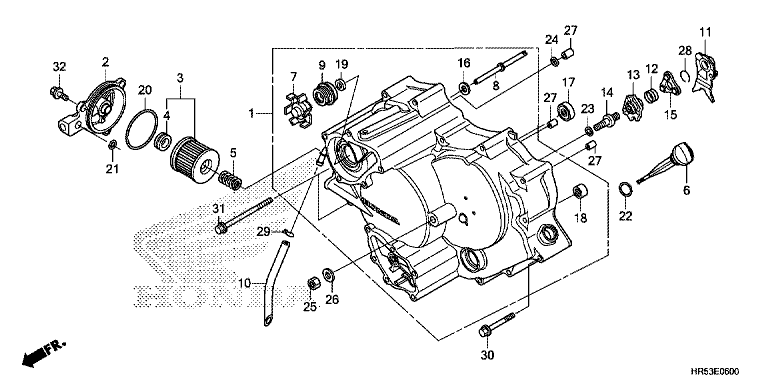 FRONT CRANKCASE COVER