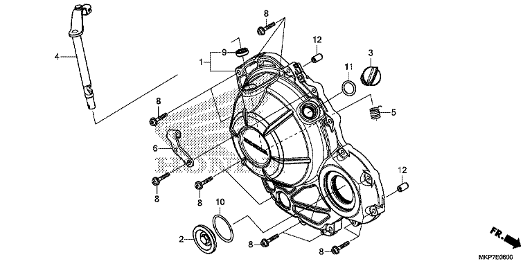 RIGHT CRANKCASE COVER