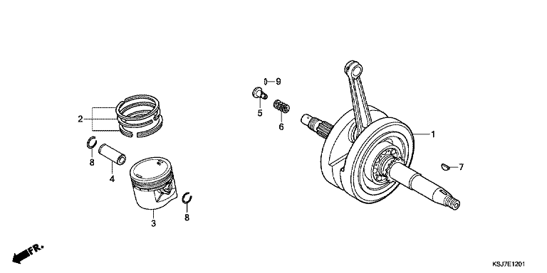 CRANKSHAFT/PISTON