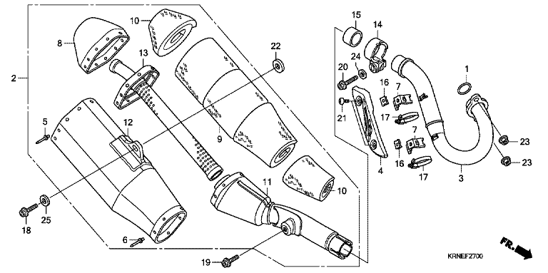 EXHAUST MUFFLER