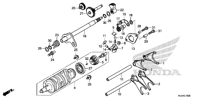 GEARSHIFT FORK (TRANSMISSION)