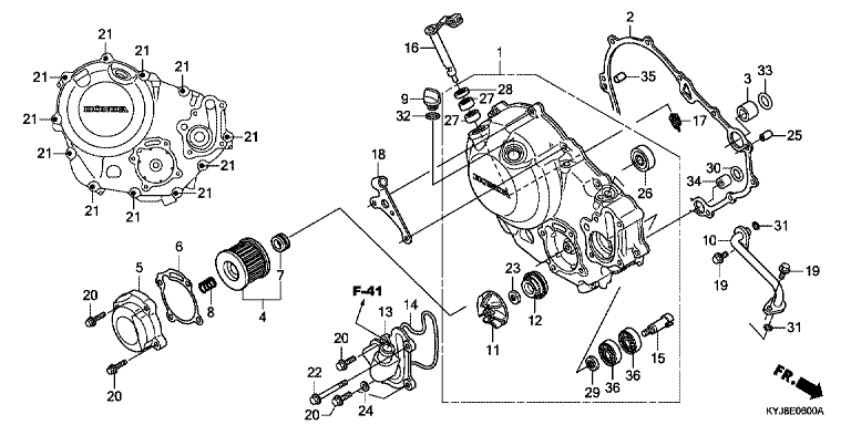 RIGHT CRANKCASE COVER