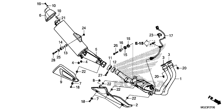 EXHAUST MUFFLER