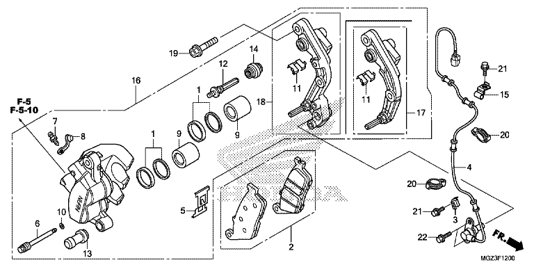 FRONT BRAKE CALIPER