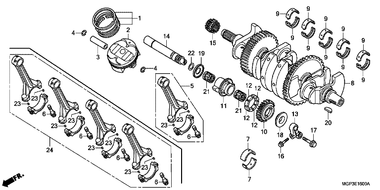 CRANKSHAFT/PISTON