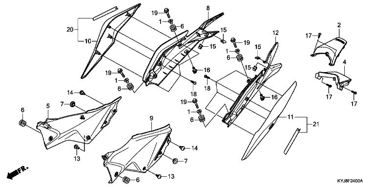 SIDE COVER/REAR COWL