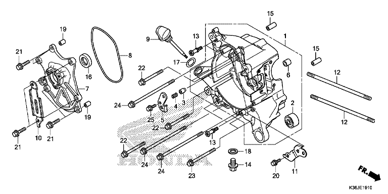 RIGHT CRANKCASE