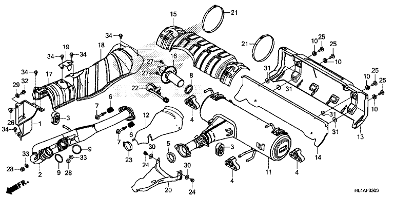 EXHAUST MUFFLER