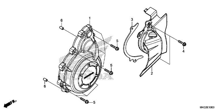 A.C. GENERATOR COVER