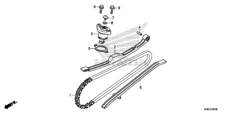 CAM CHAIN/TENSIONER