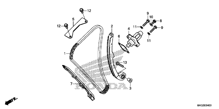 CAM CHAIN/TENSIONER