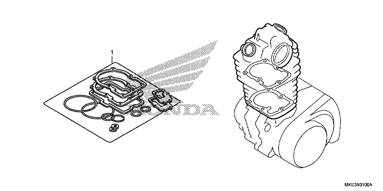 GASKET KIT A (TOP END)