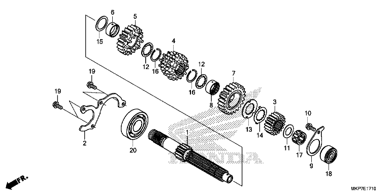 TRANSMISSION (MAINSHAFT)