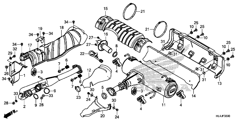 EXHAUST MUFFLER