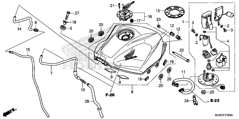 FUEL TANK/FUEL PUMP