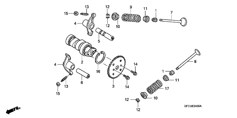 CAMCHAFT/VALVE