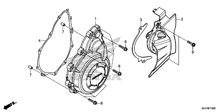 A.C. GENERATOR COVER