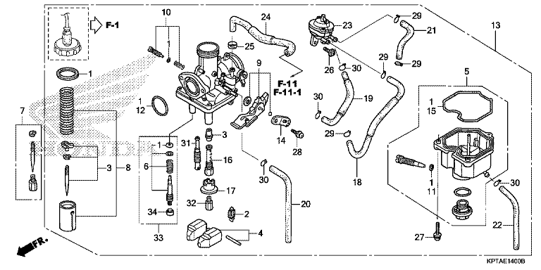 Honda Crf150f Carburetor Diagram - General Wiring Diagram
