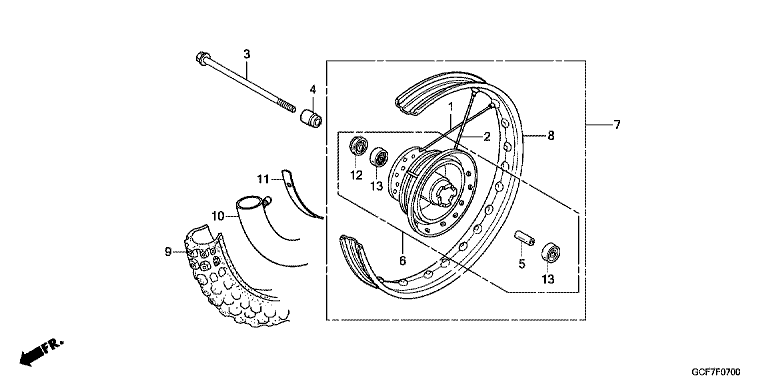 FRONT WHEEL