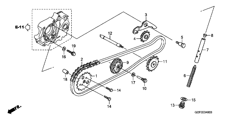 CAM CHAIN/TENSIONER