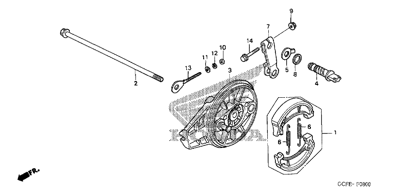 REAR BRAKE PANEL