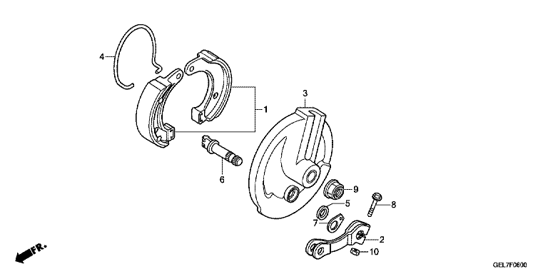 FRONT BRAKE PANEL