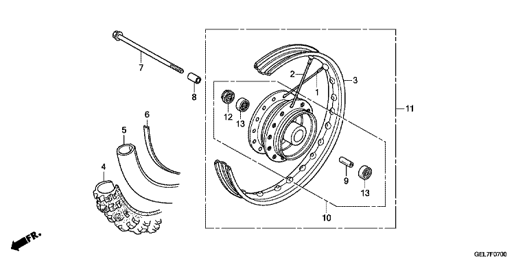 FRONT WHEEL