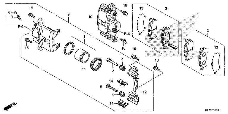 FRONT BRAKE CALIPER