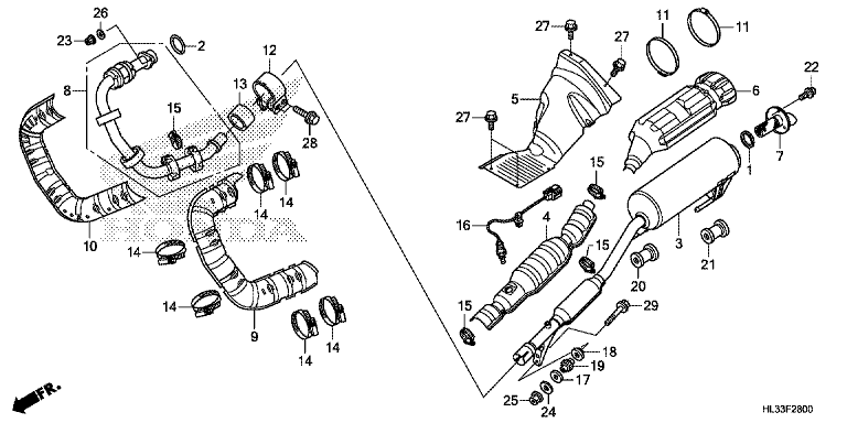 EXHAUST MUFFLER