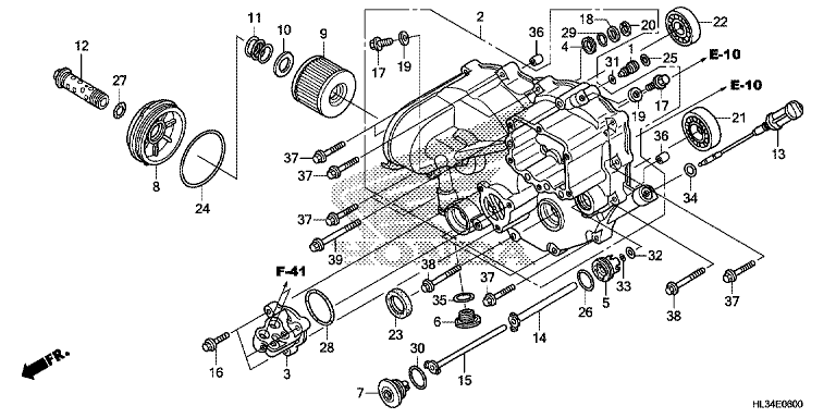 FRONT CRANKCASE COVER