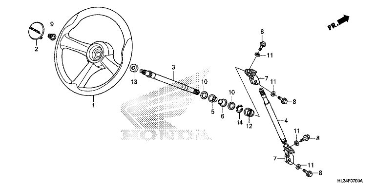 STEERING WHEEL/STEERING SHAFT