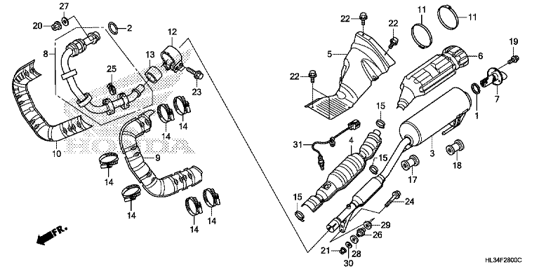 EXHAUST MUFFLER