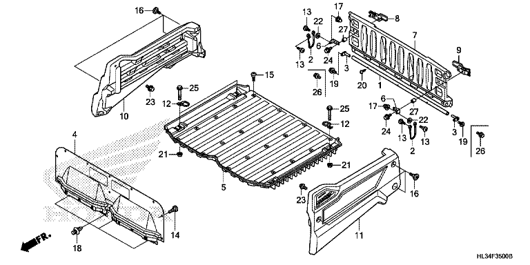 BED PLATE/REAR GATE (1)