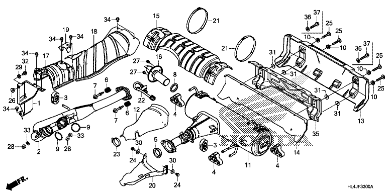 EXHAUST MUFFLER