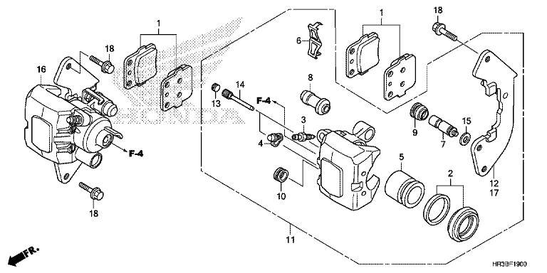 FRONT BRAKE CALIPER