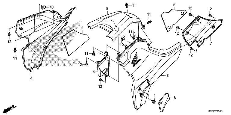 SIDE COVER/TANK COVER