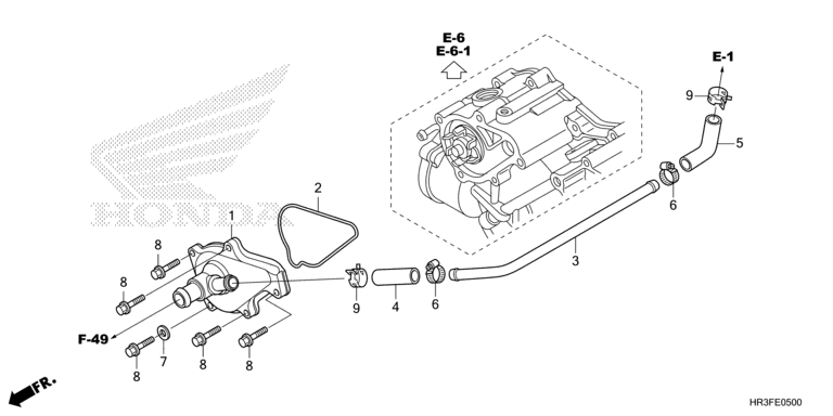 WATER PUMP COVER