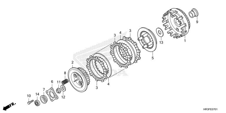 CLUTCH (TRX420FE1/FM1/FM2/TE1/TM1)