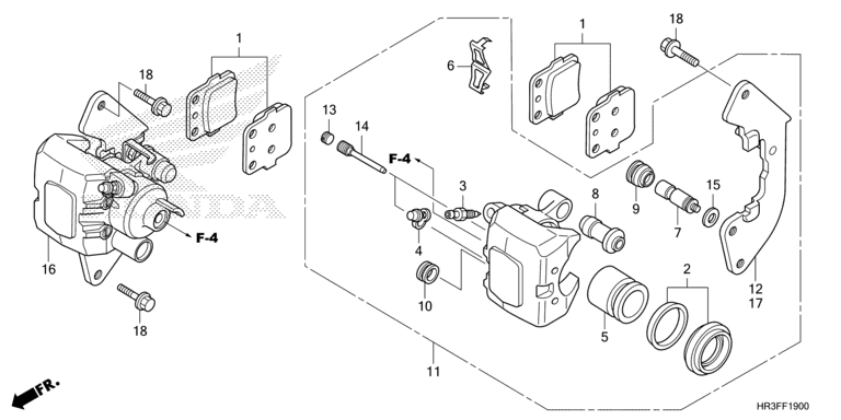 FRONT BRAKE CALIPER