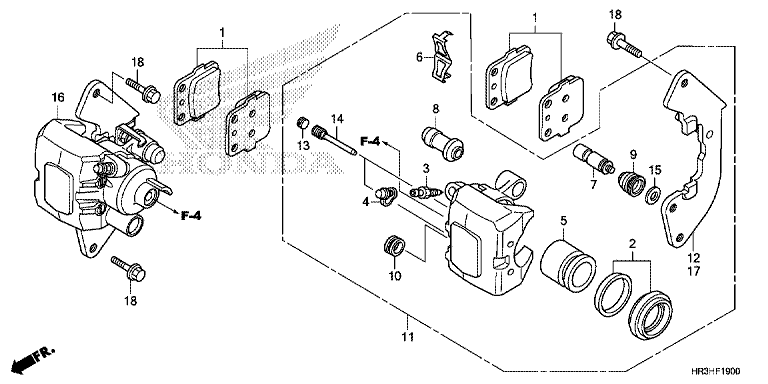 FRONT BRAKE CALIPER