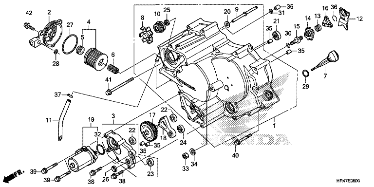 FRONT CRANKCASE COVER