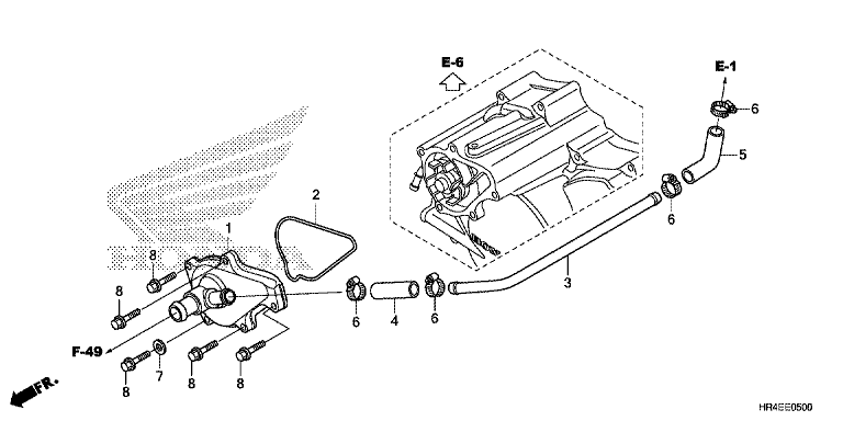 WATER PUMP COVER