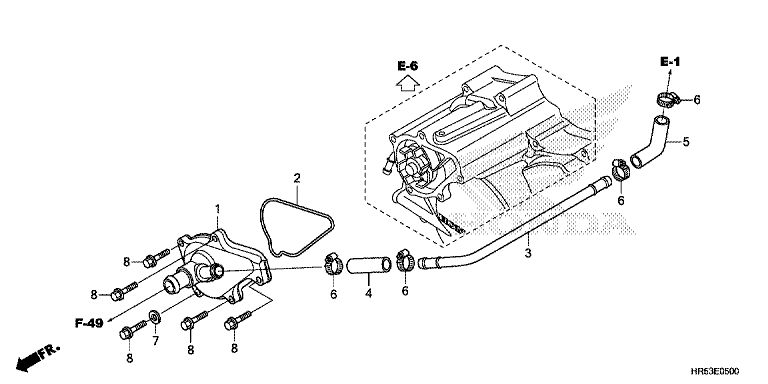 WATER PUMP COVER