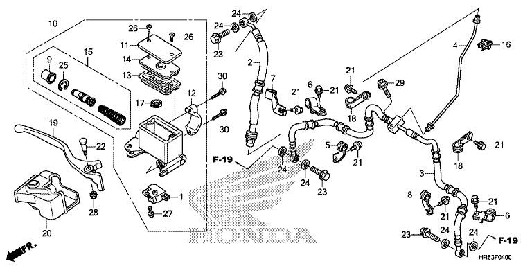 FRONT BRAKE MASTER CYLINDER