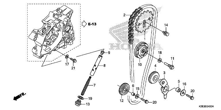 CAM CHAIN/TENSIONER