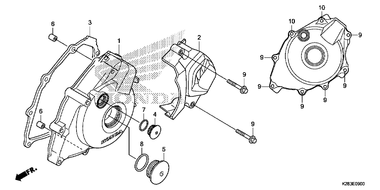 LEFT CRANKCASE COVER