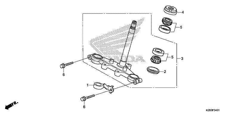 STEERING STEM (CRF125F/FB K)