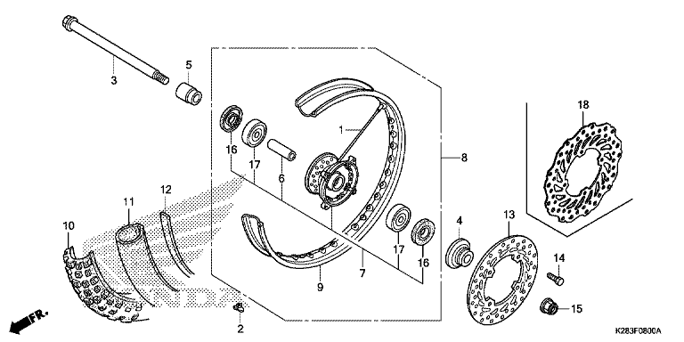 FRONT WHEEL